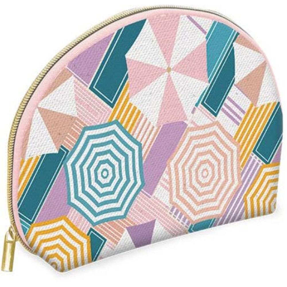 Canvas Cosmetic Bag | Umbrella Geo